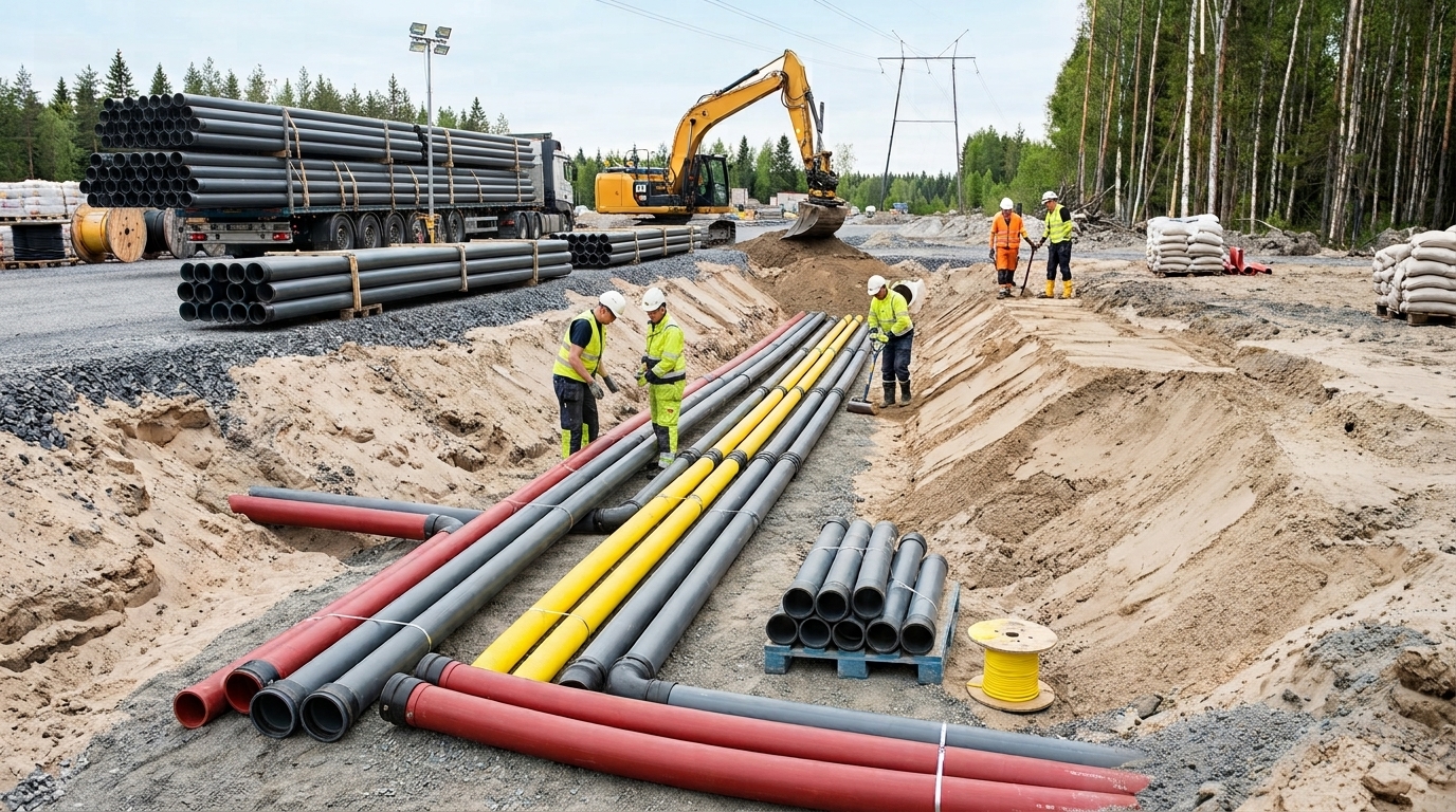 Teollisuuden ja infran tarvikkeet / Industrial and infrastructure supplies